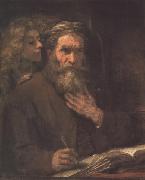 Saint Matthem and the Angel (mk33) Rembrandt